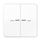 Jung - Enjo pour double IN et BP a voyant - CD 500 Blanc