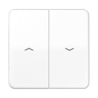 Jung - Enjoliveur double touche IN+BP VR-store / CD 500 IP44 Blanc