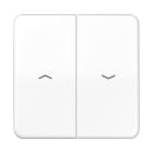 Jung - Enjoliveur double touche IN+BP VR-store / CD 500 Blanc