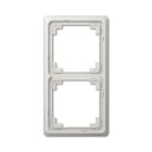 Jung - Cadre de finition 2 postes / Série CD Plus Gris clair