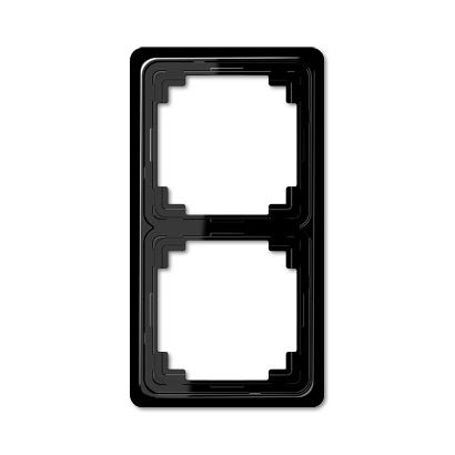 Jung - Cadre de finition 2 postes / Série CD Plus Noir