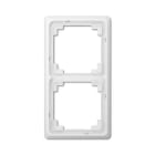 Jung - Cadre de finition 2 postes / Série CD Plus Blanc