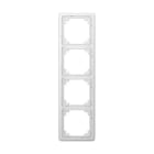 Jung - Cadre de finition 4 postes / Série CD Plus Blanc