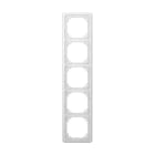 Jung - Cadre de finition 5 postes / Série CD Plus Blanc