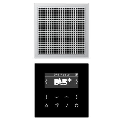 Jung - Smart Radio DAB+ kit Mono / LS 990 Aluminium