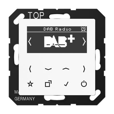 Jung - Smart Radio DAB+ / A500 Blanc