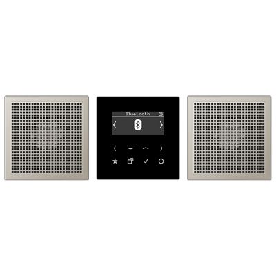 Jung - Smart Radio DAB+ Bluetooth- kit Stéréo / LS 990 Métal INOX