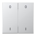 Jung - ENO Emetteur mural 4 voies & symb. 01 / LS 990 Aluminium