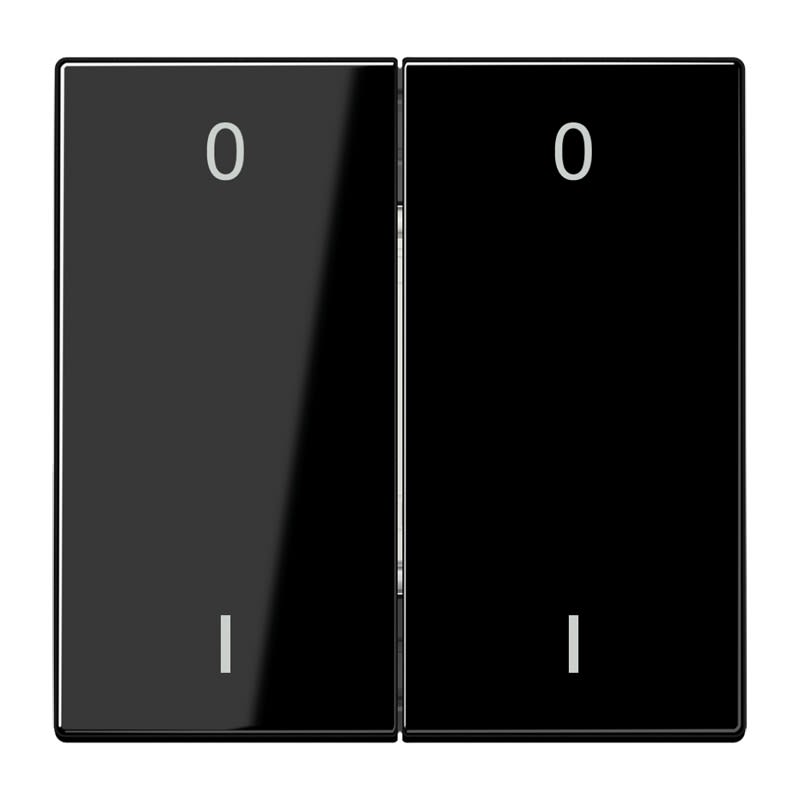 Jung - ENO Emetteur mural 4 voies & symb. 01 / LS 990 Noir