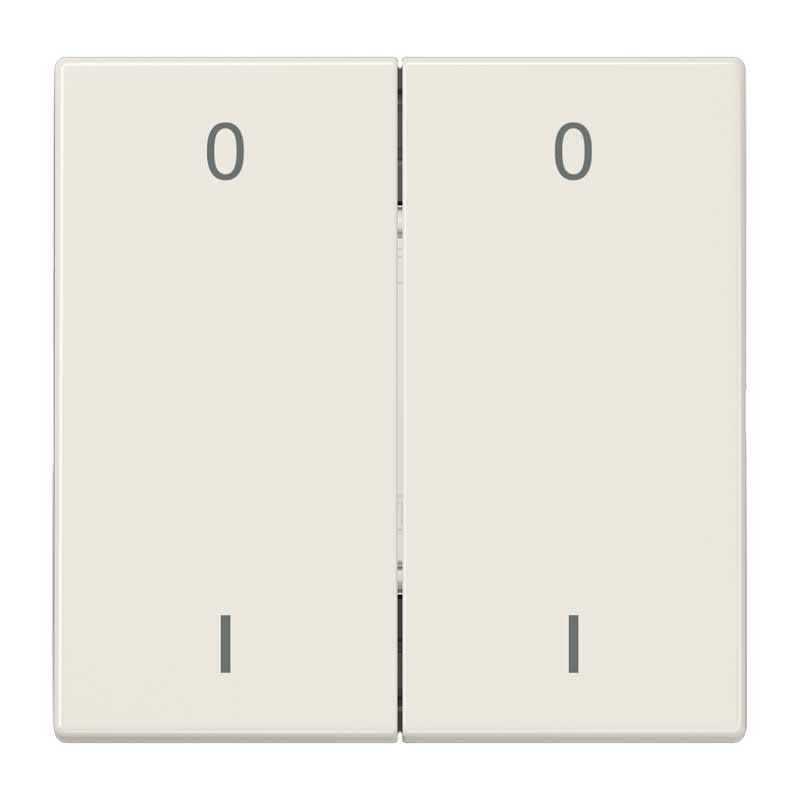 Jung - ENO Emetteur mural 4 voies & symb. 01 / LS 990 Ivoire