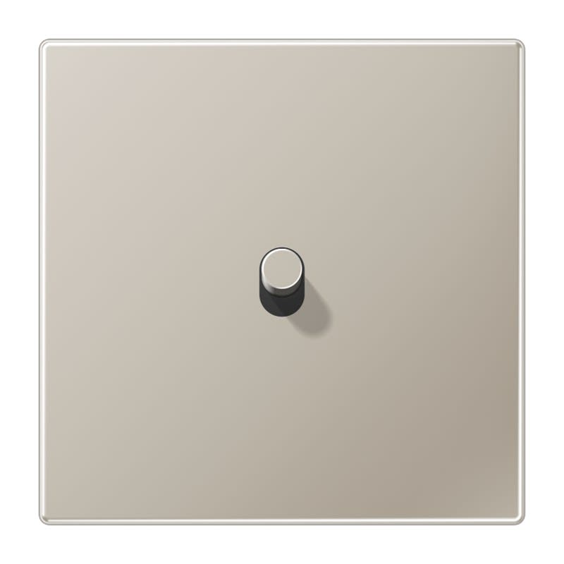 Jung - Enjoliveur simple doigt avec 1 levier Cylindre / LS 1912 Métal Inox