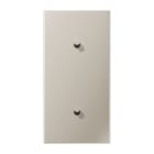 Jung - Enjoliveur 2 modules vertical avec 1 + 1 leviers Cône / LS 1912 Métal Inox
