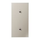 Jung - Enjoliveur 2 modules vertical avec 1 + 1 leviers Cylindre / LS 1912 Métal Inox