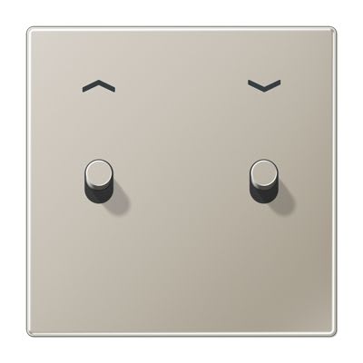 Jung - Enjo simple doigt avec 2 leviers Cylindre Cde VR-Store / LS 1912 Métal Inox