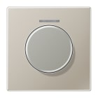 Jung - Enjo pour méc. rotatif KNX avec diffuseur / LS 990 Métal Inox