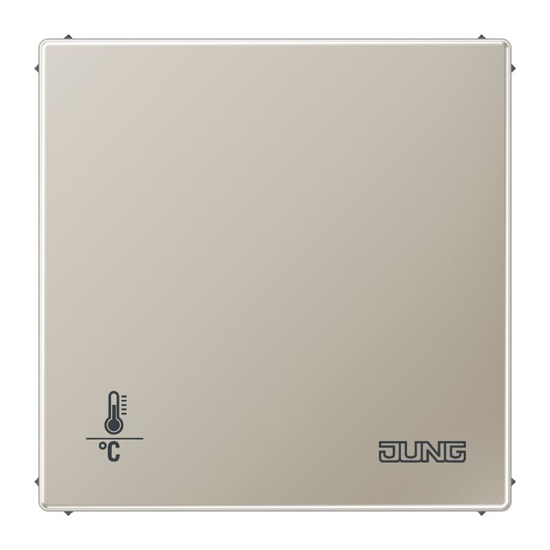 Jung - Régulateur KNX borgne avec entrée bin. / LS 990 Métal Inox
