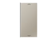Jung - Touche 2 voies avec flèches platine F40 / LS 990 Métal Inox