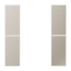 Jung - Kit touche complet 2 voies platine F50 / LS 990 Métal Inox