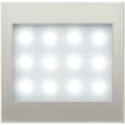 Jung - Liseuse LED blanc / LS 990 Métal Inox