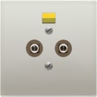 Jung - Prise équipotentielle / LS 990 Métal Inox