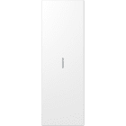 Jung - Touche grande taille avec diffuseur / LS 990 Métal Inox laqué blanc