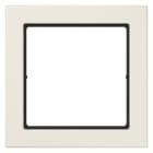 Jung - Cadre 1 poste / LS FLAT DESIGN Ivoire