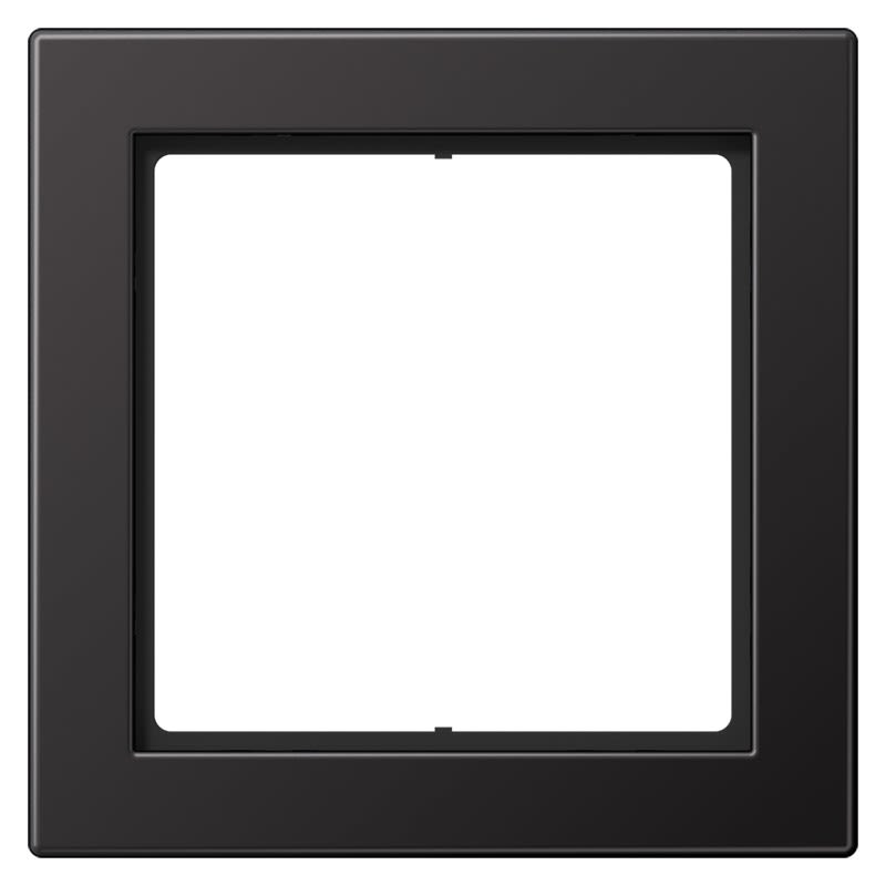 Jung - Cadre 1 poste / LS FLAT DESIGN Dark Canon de Fusil