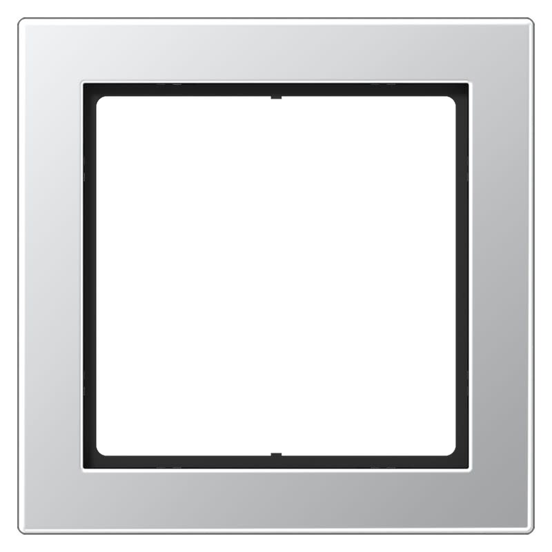 Jung - Cadre 1 poste / LS FLAT DESIGN Aluminium