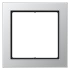 Jung - Cadre 1 poste / LS FLAT DESIGN Aluminium