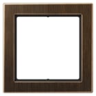 Jung - Cadre 1 poste / LS FLAT DESIGN Laiton ancien