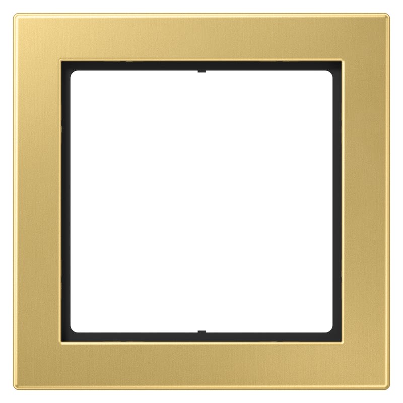 Jung - Cadre 1 poste / LS FLAT DESIGN Laiton doré