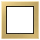 Jung - Cadre 1 poste / LS FLAT DESIGN Laiton doré