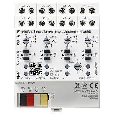 Jung - Actionneur 8/4 voies RF TOR-VR MOD