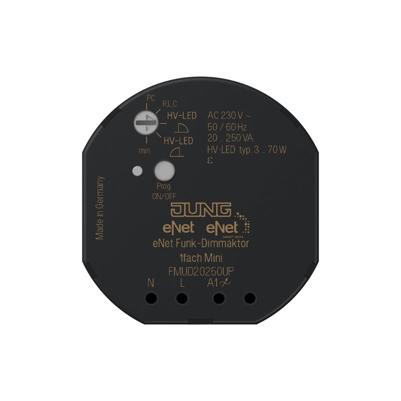 Jung - Télévariateur universel 1 voie 20?250W RF encastrable