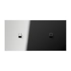 Jung - Enjoliveur 2 modules horizontal avec 1+1 leviers Carré / LS 1912 Chrome