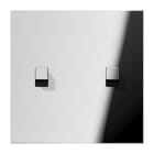 Jung - Enjoliveur simple doigt avec 2 leviers Carré / LS 1912 Chrome