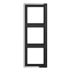 Jung - Cadre 3 postes / LS 990 Chrome