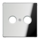 Jung - Enjoliveur pour prise TV-FM / LS 990 Chrome