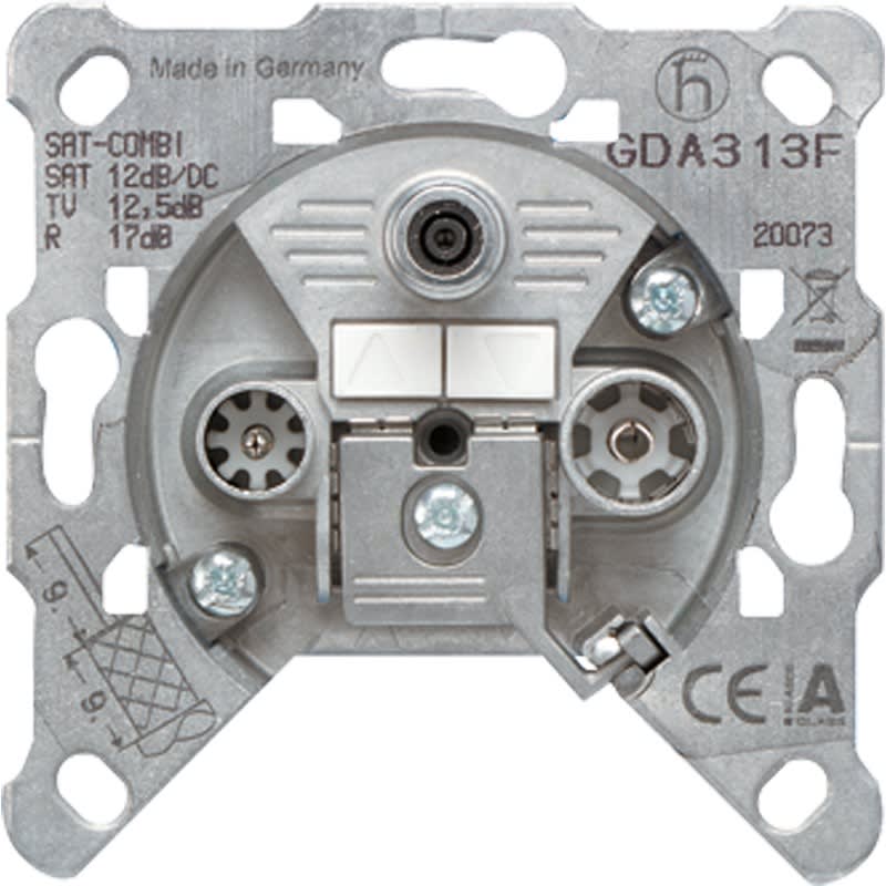 Jung - Prise TV-FM-SAT passante