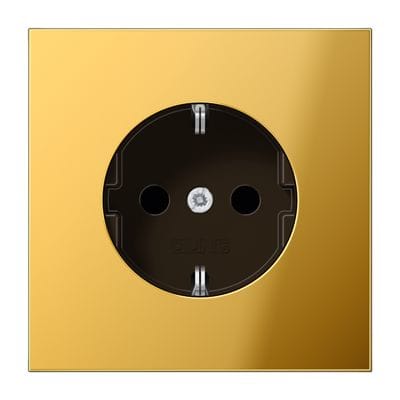 Jung - Prise SCHUKO® / LS 990 Doré