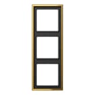 Jung - Cadre 3 postes / LS 990 Doré