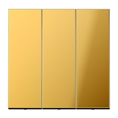 Jung - Enjoliveur pour IN+BP 3 voies / LS 990 Doré