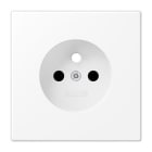Jung - Enjo prise de courant 2P+T / LS 990 blanc mat pour mécanisme 152...x