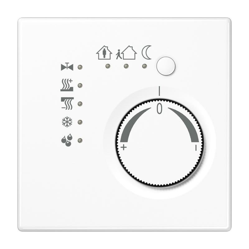 Jung - Régulateur KNX avec entrée binaire / LS 990 Blanc
