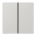 Jung - Kit touche complet 1 voie platine F40 / LS 990 Gris clair