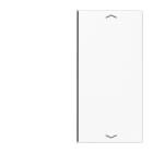 Jung - Touche 2 voies avec flèches platine F40 / LS 990 Blanc