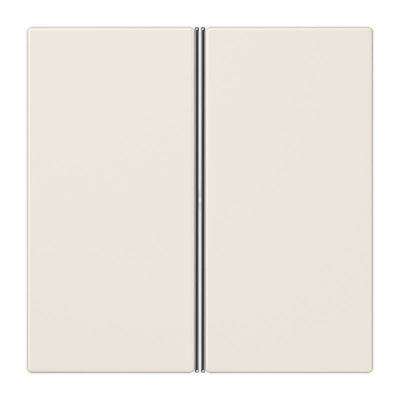 Jung - Kit touche complet 2 voies platine F40 / LS 990 Ivoire