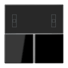 Jung - Kit touche pour régulateur KNX Art. 4093KRMTSD / LS 990 Noir