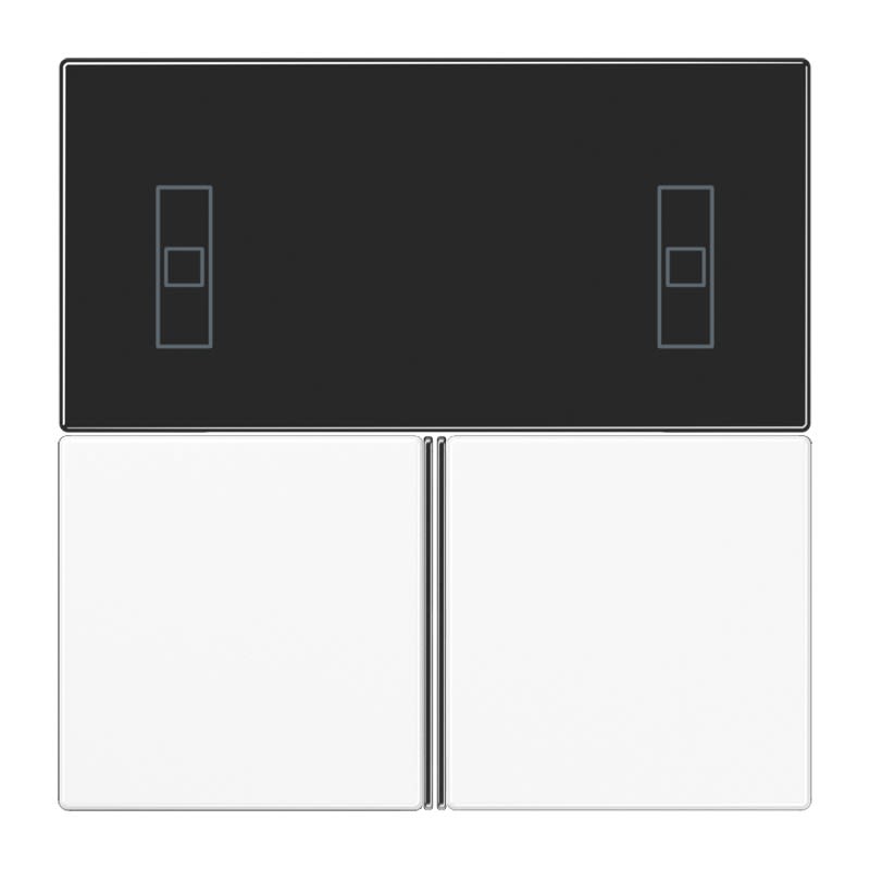 Jung - Kit touche pour régulateur KNX Art. 4093KRMTSD / LS 990 Blanc