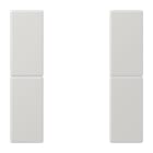 Jung - Kit touche complet 2 voies F50 / LS 990 Gris clair